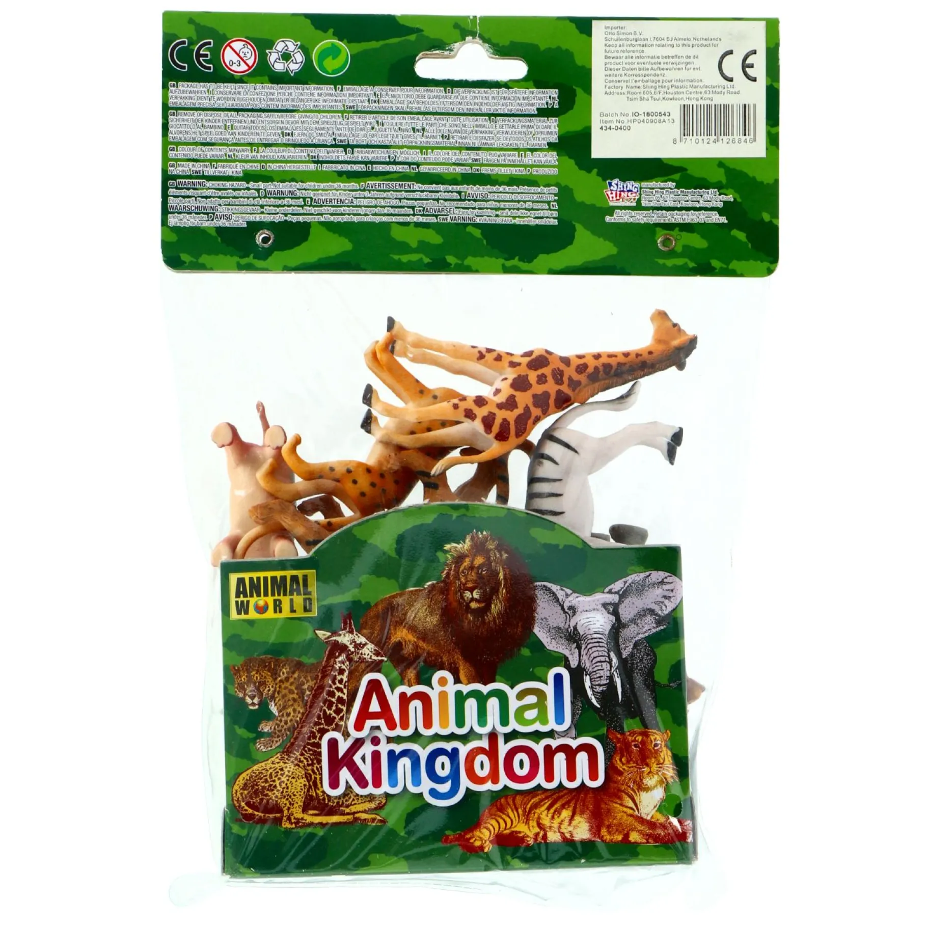 Speelfiguren> Wilde Dieren 8 Stuks