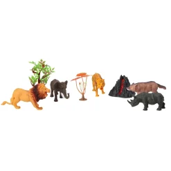 Speelfiguren> Wilde dieren set 8 delig