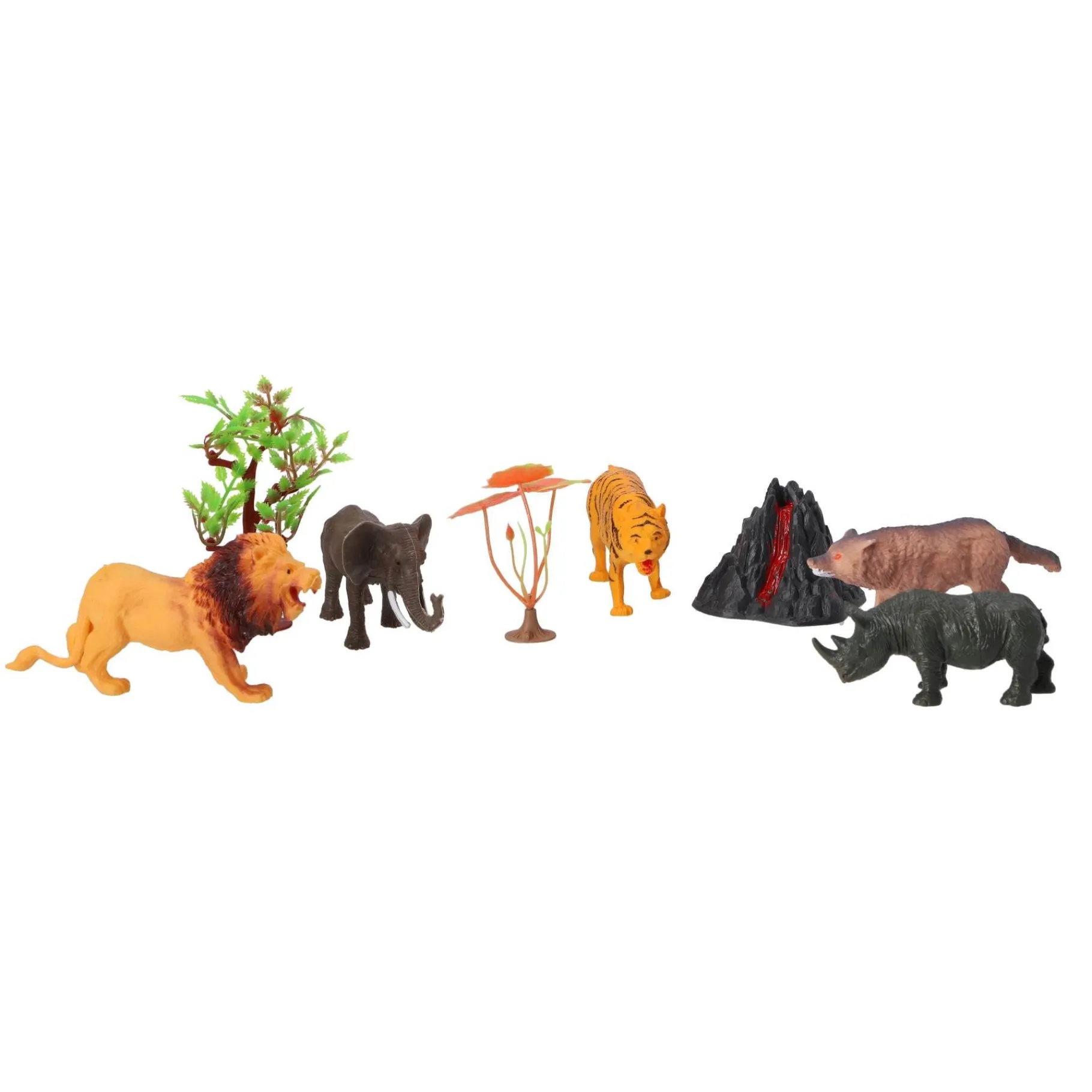 Speelfiguren> Wilde dieren set 8 delig
