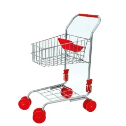 Meisjes|Winkelspeelgoed> Winkelwagen Rood Metaal