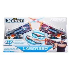 Jongens|Blasters> X-Shot skins laser 360 2 pak