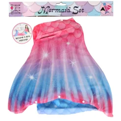 Meisjes> Zeemeerminstaart set + bikini 8-9 jaar