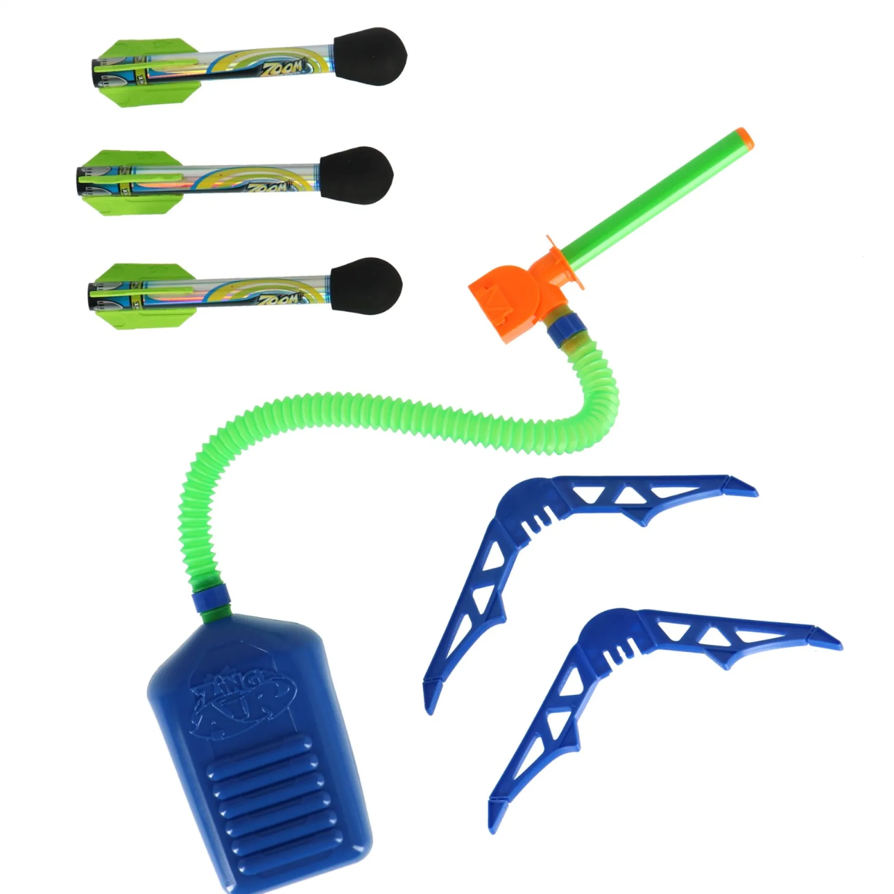 Vang En Werpspel> Zoom Rocket Launcher Zing Met 3 Pijlen