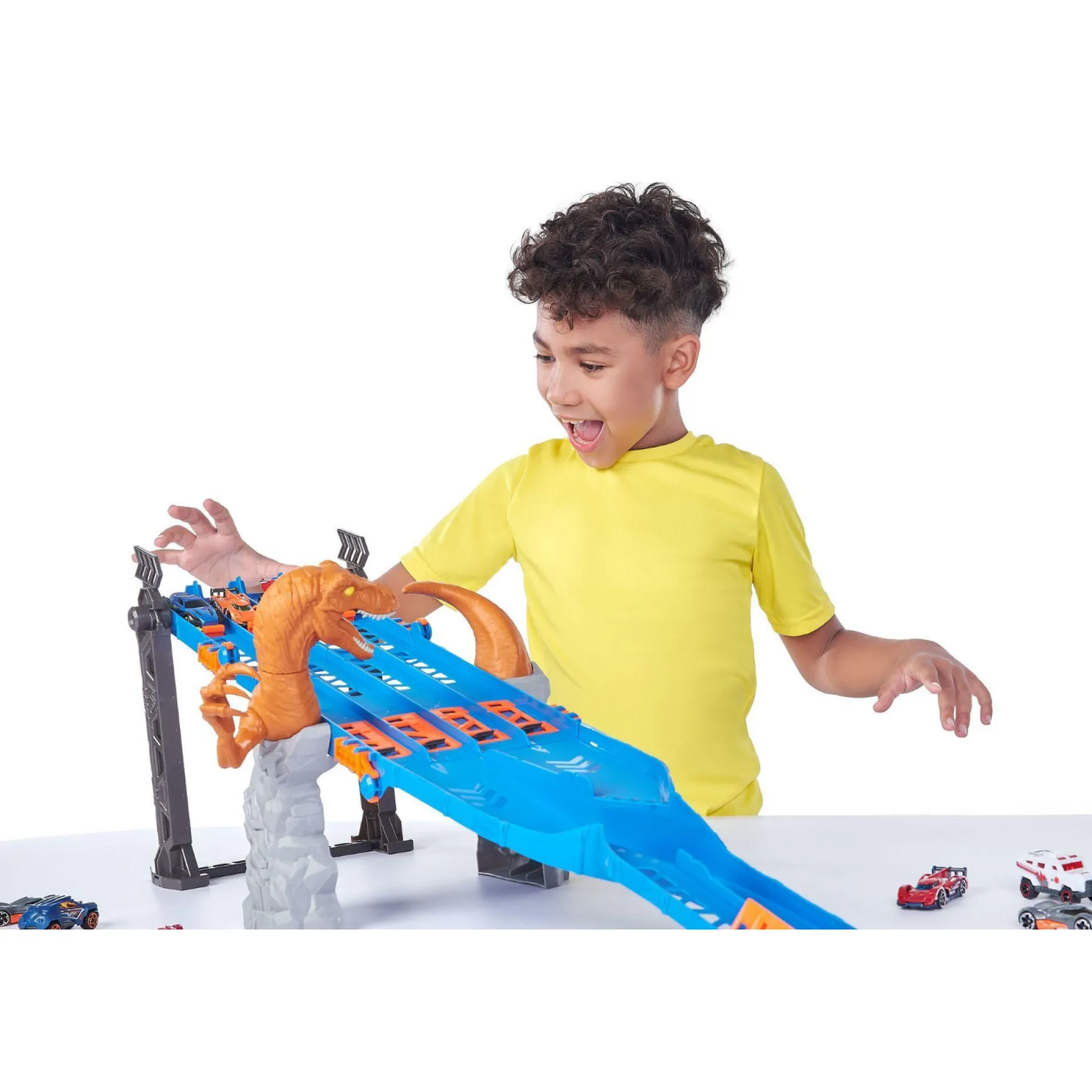 Stuntsets|Jongens>Zuru Metal Machines Lane Madness Racebaan Met Diecast Auto