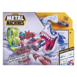 Stuntsets|Jongens>Zuru Metal Machines Shark Attack Racebaan met Diecast Auto