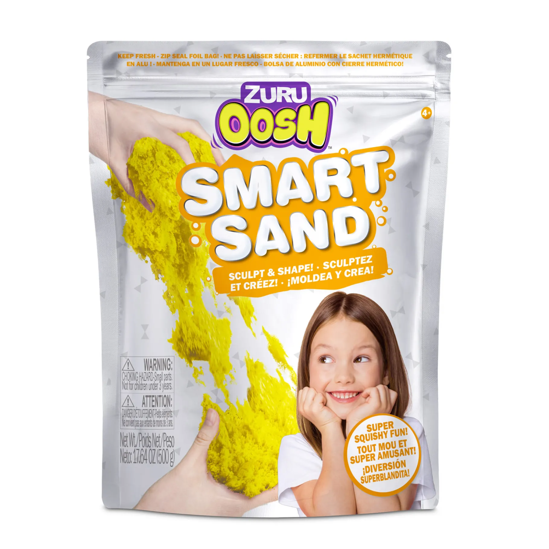 Speelzand|Speelmais>Zuru Oosh Slim Speelzand Medium (500 G) Assorti