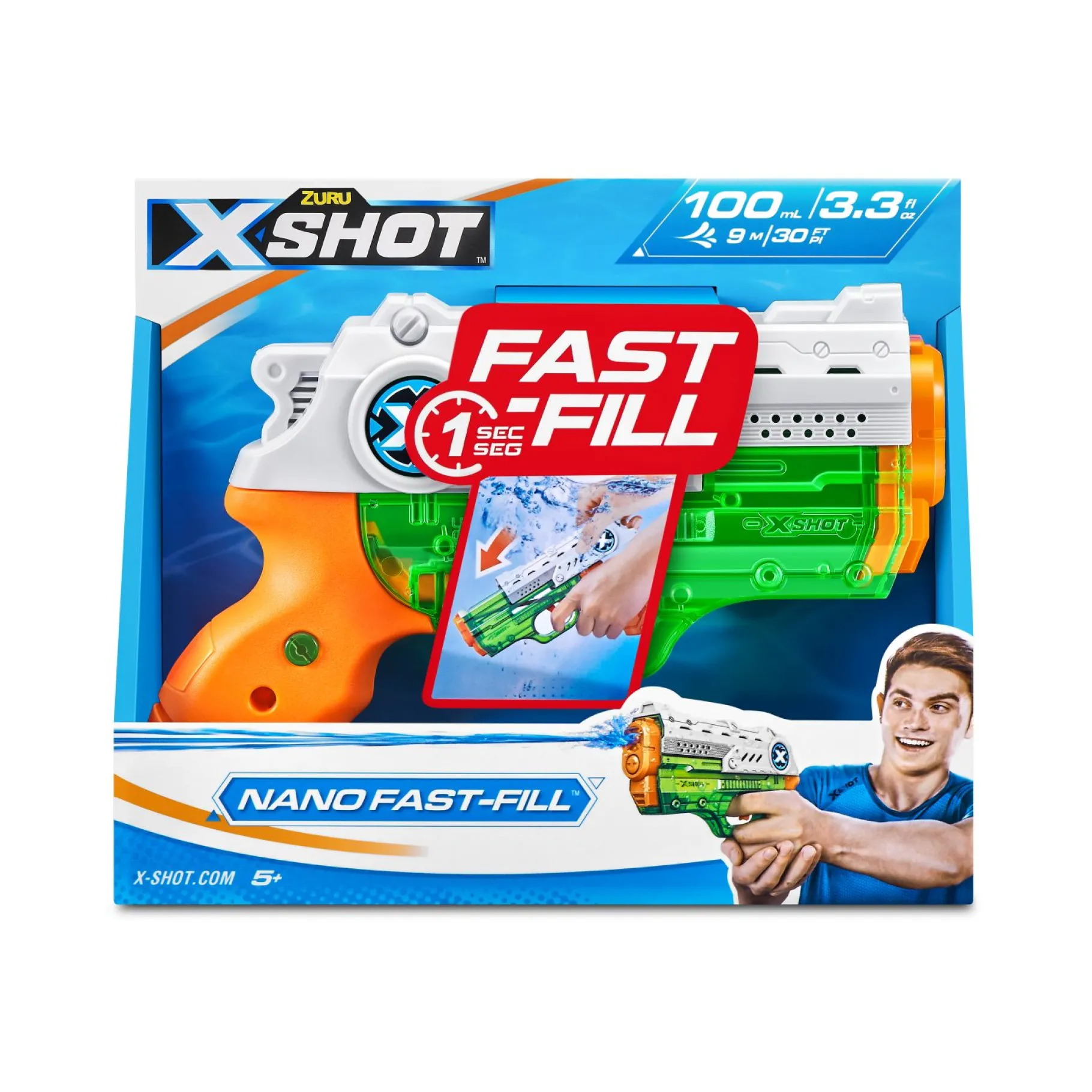 Zwemmen En Waterspeelgoed>Zuru X-Shot Nano Fast Fill Waterpistool