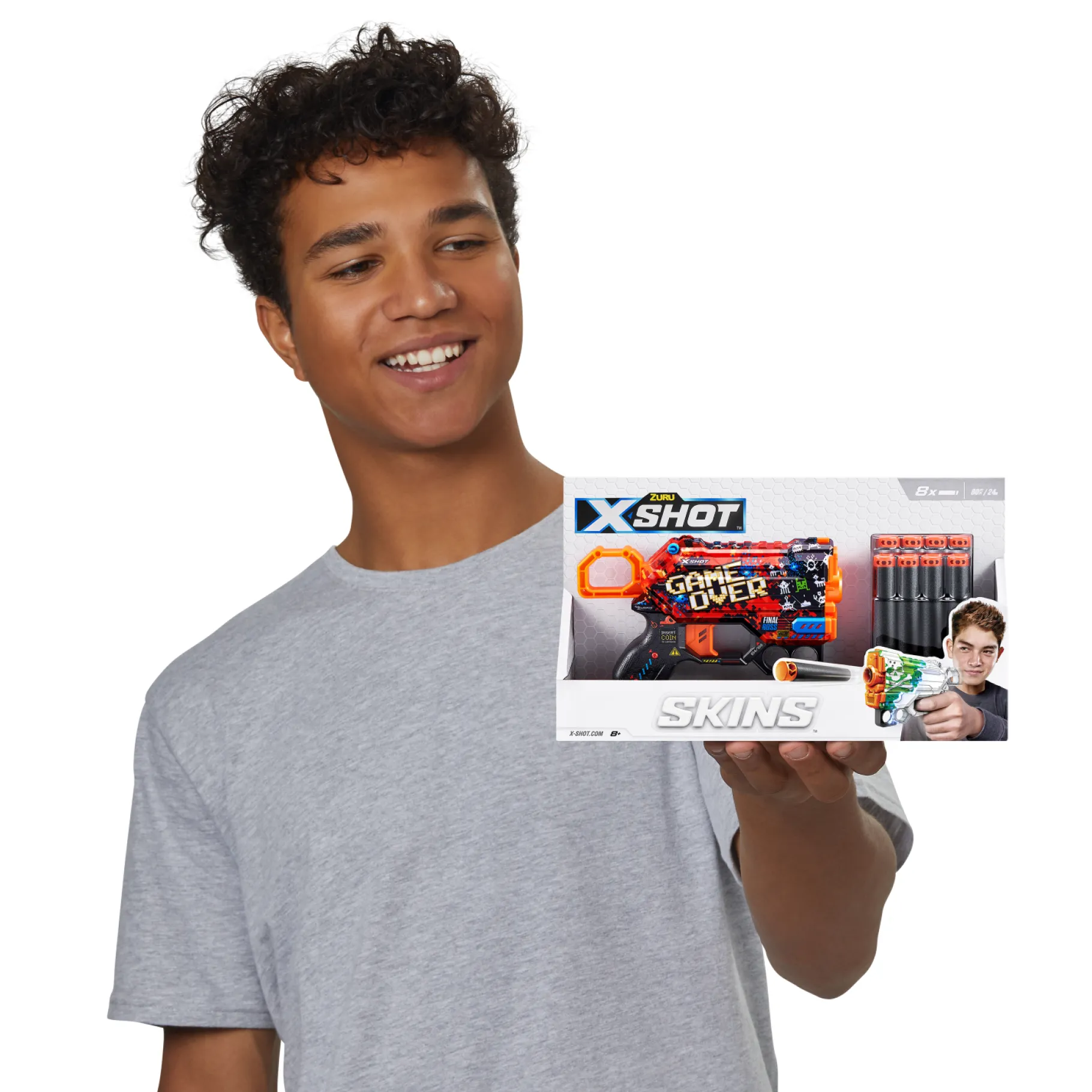 Blasters|Jongens>Zuru X-Shot Skins Menace Met 8 Darts