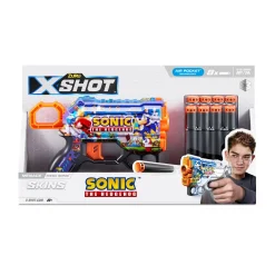 Blasters|Jongens> Zuru X-Shot skins menace sonic (8 darts) assorti